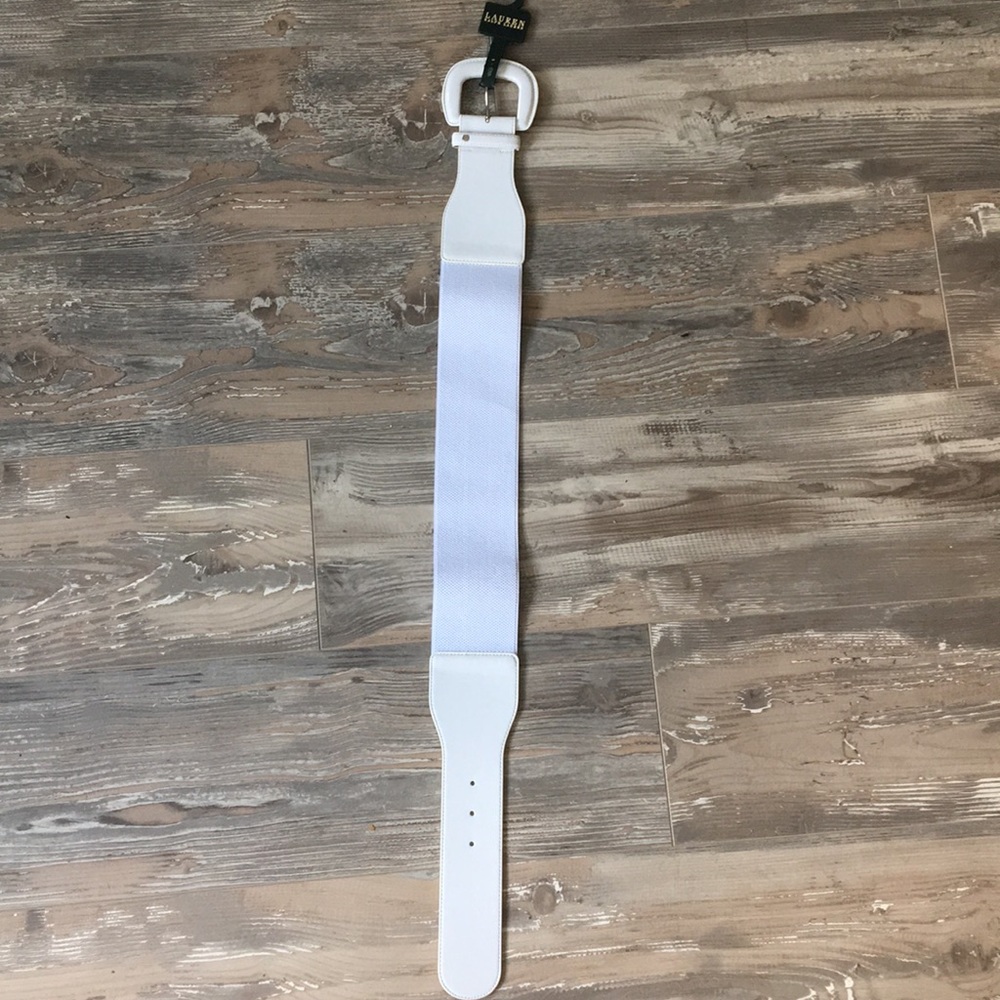 White Lauren Ralph Lauren belt